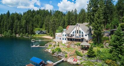 Pristine waterfront estate on Lake Coeur d'Alene