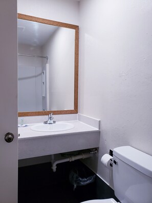 Combined shower/tub, towels, soap, shampoo - CLEAR LAKES INN (Quitman)