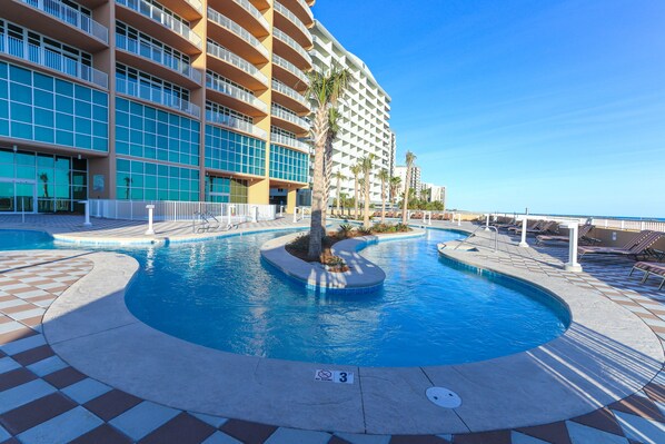 Indoor pool, a heated pool