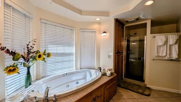 Ensemble douche/baignoire, baignoire à jets