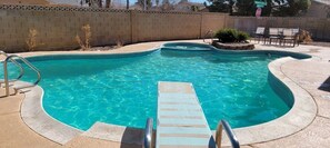 Indoor pool, a heated pool