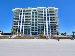 Exterior - Slice of Salty Life!  Beachfront Condo, Spectacular Balcony, Beach Service, Pool (Panama City Beach)