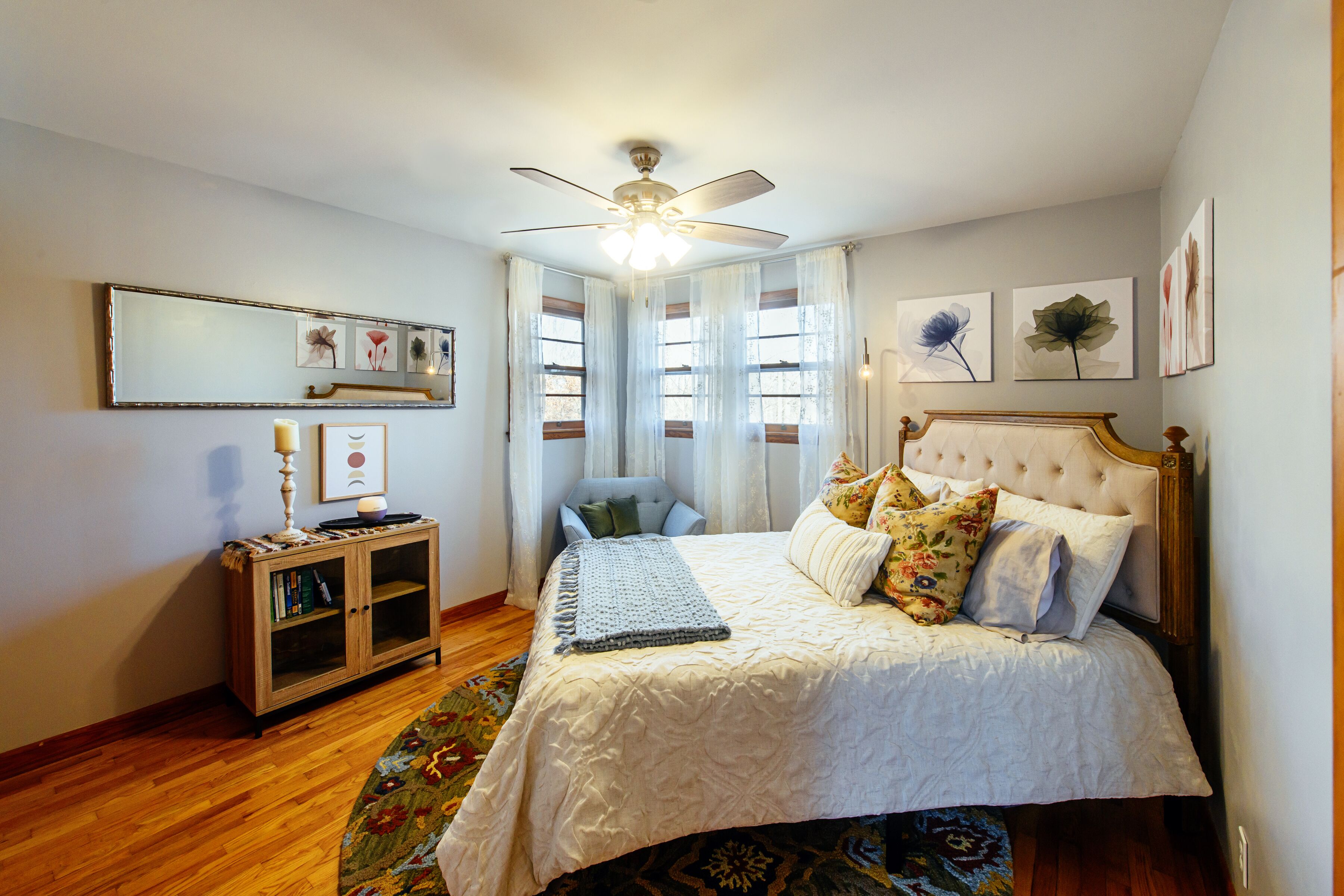 2 bedrooms, in-room safe, iron/ironing board, WiFi