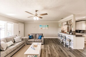 Smart TV, video games, foosball, table tennis