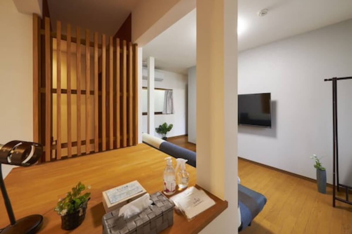 บ้านพักสำหรับครอบครัว, ปลอดบุหรี่ (Kado) | โต๊ะทำงาน, Wi-Fi ฟรี, ผ้าปูที่นอน