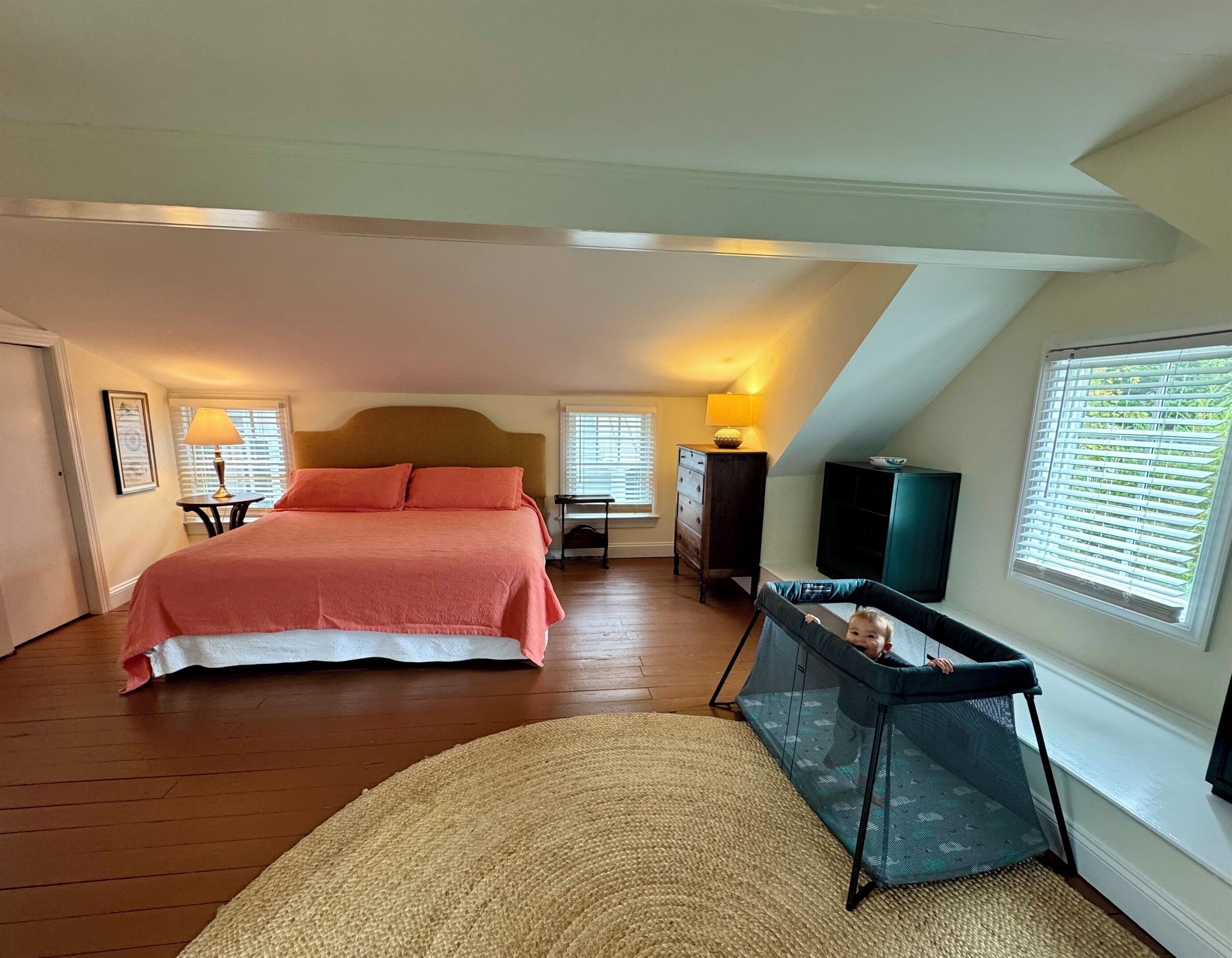 1 bedroom, iron/ironing board, travel crib, free WiFi