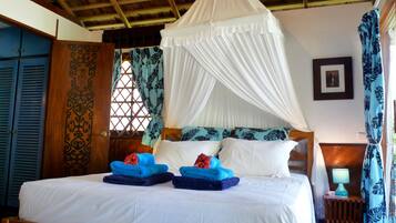 2 slaapkamers, een kluis op de kamer, een strijkplank/strijkijzer