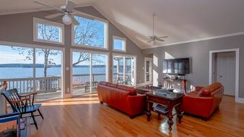 TV, video games, DVD player, table football