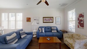 Een flatscreentelevisie