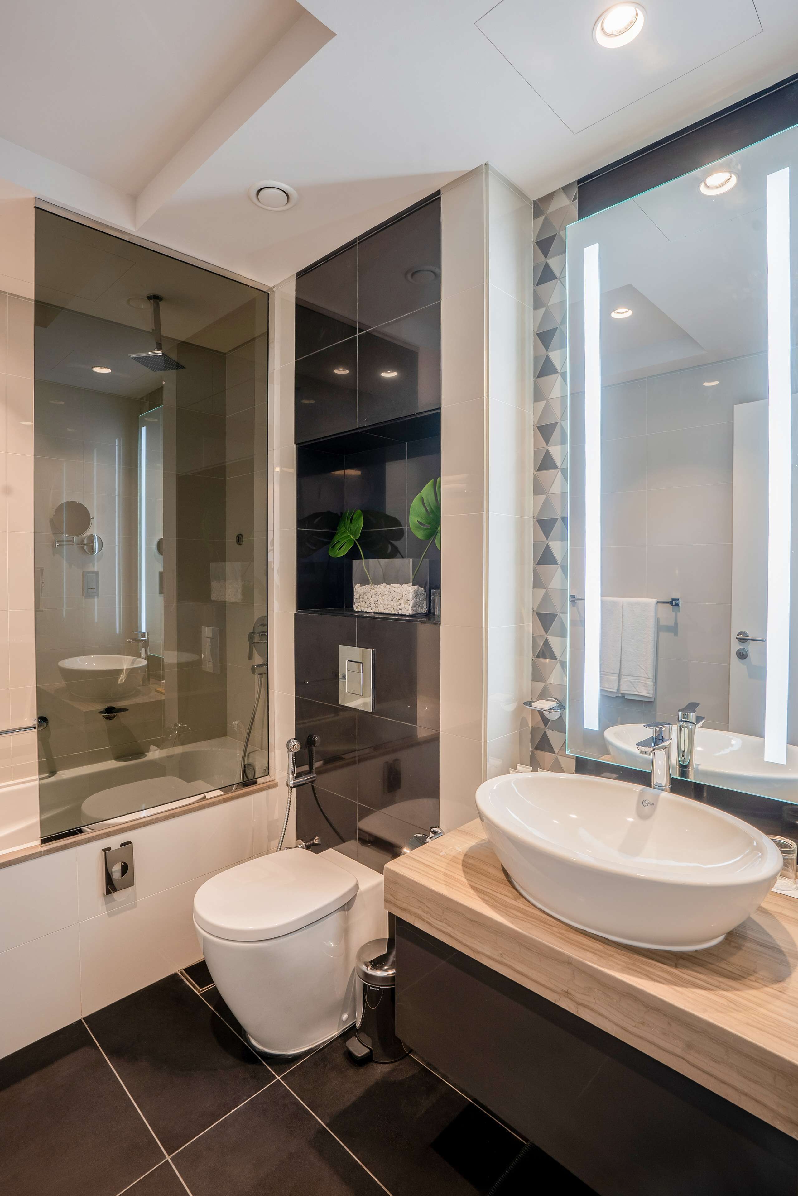 free toiletries, hair dryer, slippers, bidet