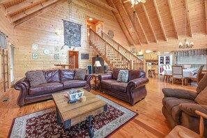 TV, fireplace, video games, offices