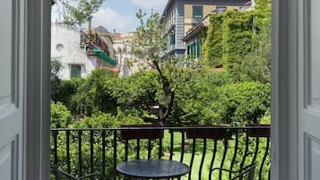 Romantic Double Room, Terrace, Garden View | Terrace/patio