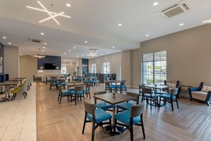 Free daily self-service breakfast 