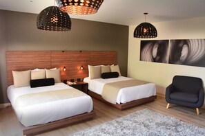 Down duvets, in-room safe, soundproofing, iron/ironing board - Ilo Rojo Hotel Boutique San Miguel de Allende  (San Miguel de Allende)