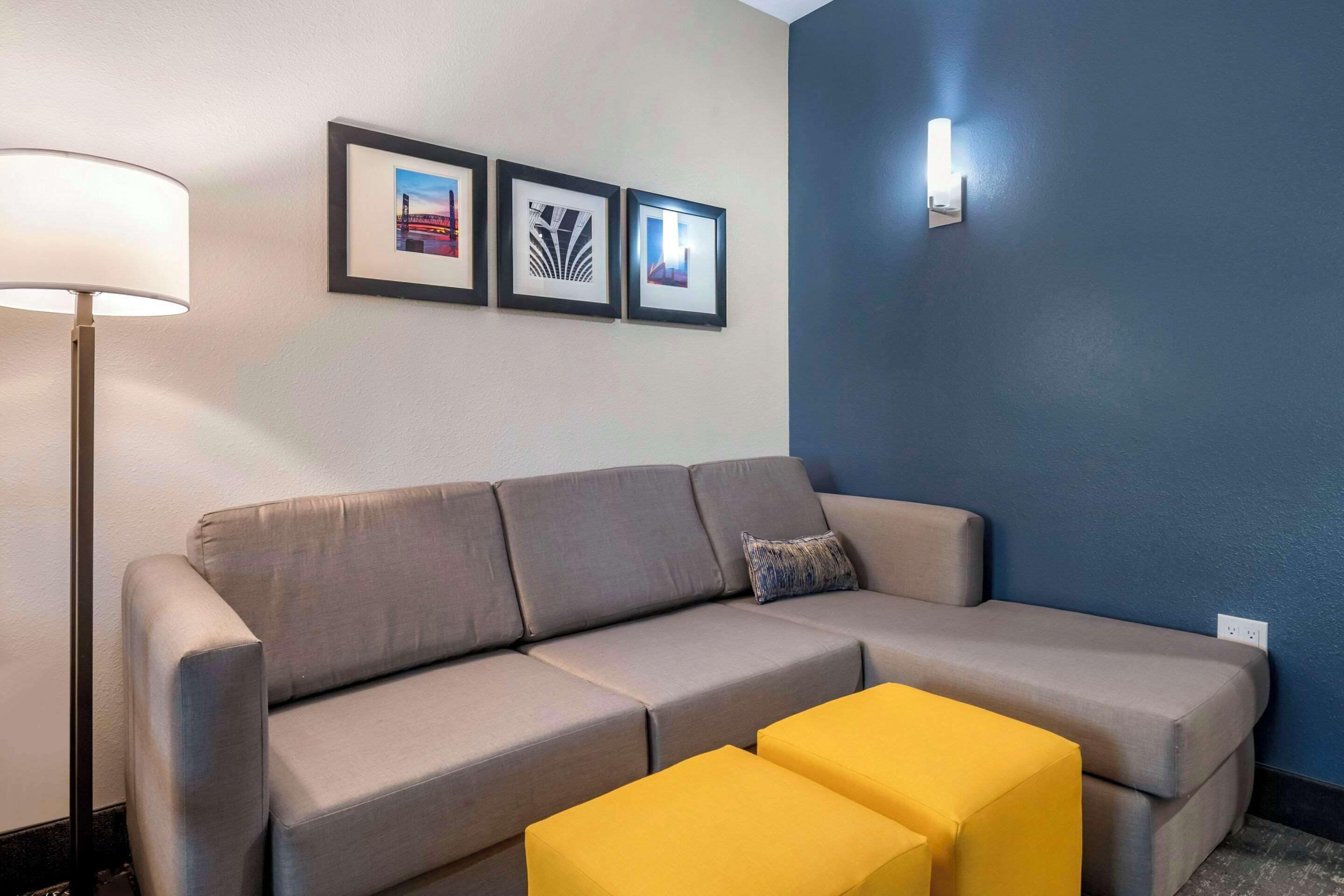 suite, 1 king bed with sofa bed, non smoking | 1 bedroom, premium bedding, pillow-top beds, desk