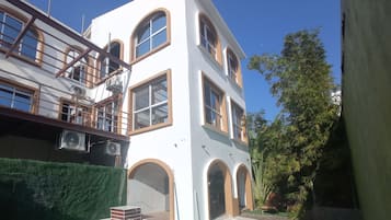 Piscine extérieure, piscine chauffée