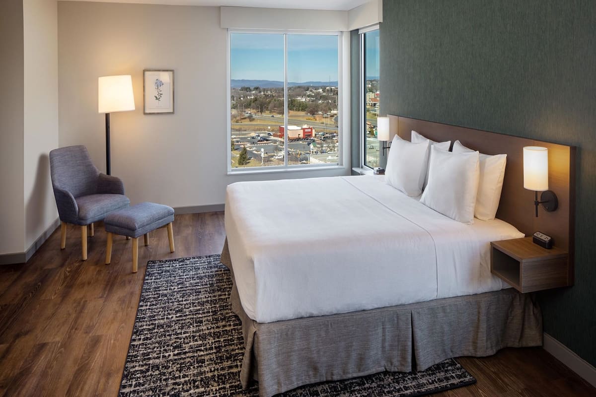 in-room safe, desk, blackout curtains, iron/ironing board