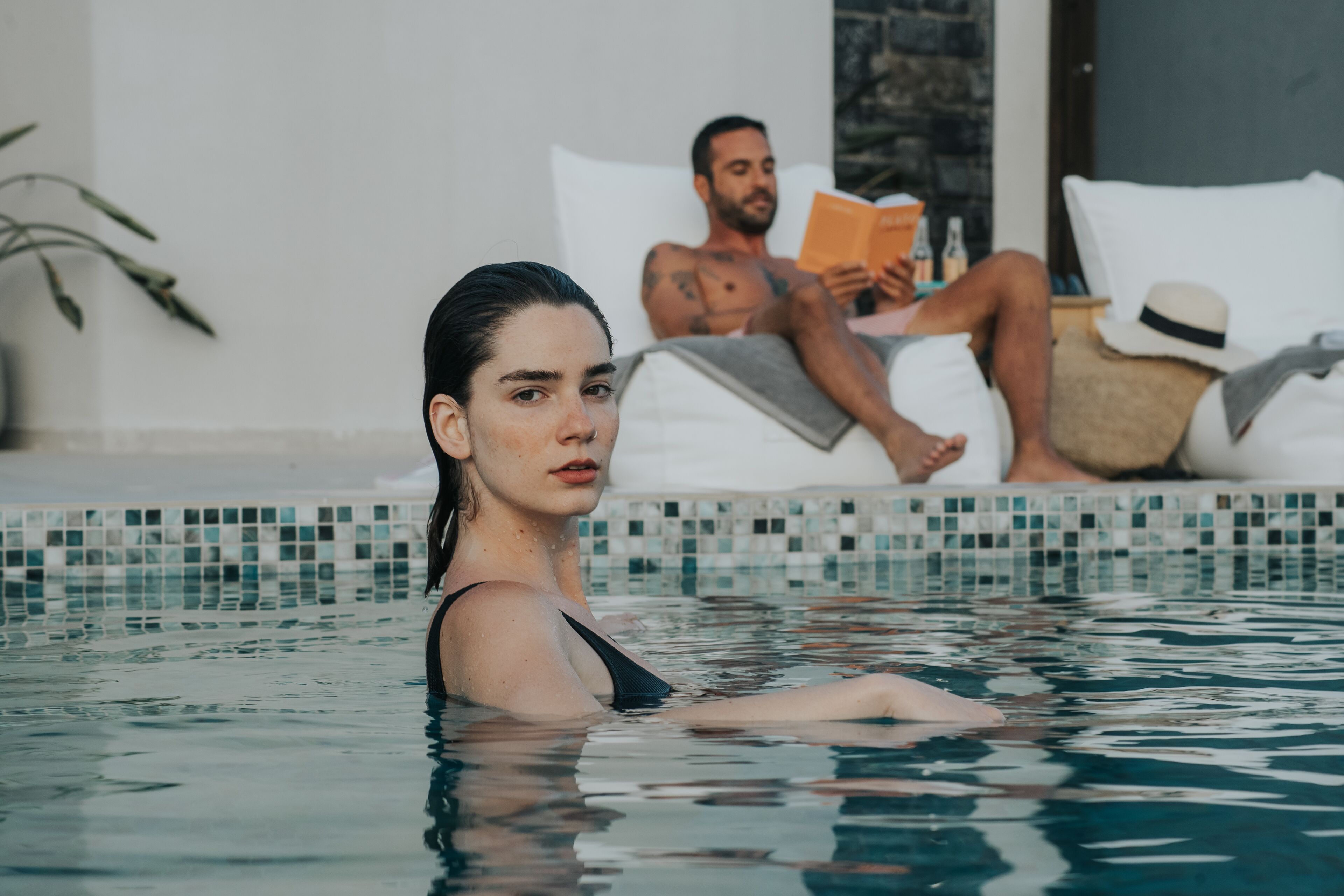 Alberca al aire libre por temporada 