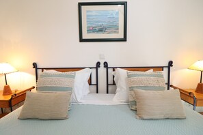 2 bedrooms, in-room safe, iron/ironing board, travel crib