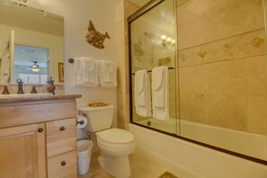 Bathtub, hair dryer