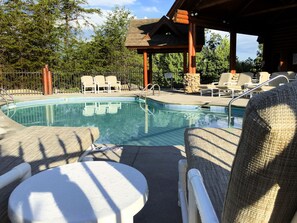 Indoor pool, a heated pool