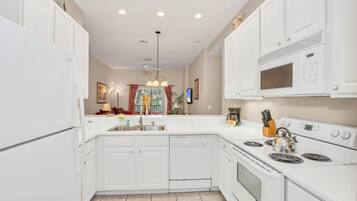 Condo (611 Lucaya ) | Private kitchen | Microwave