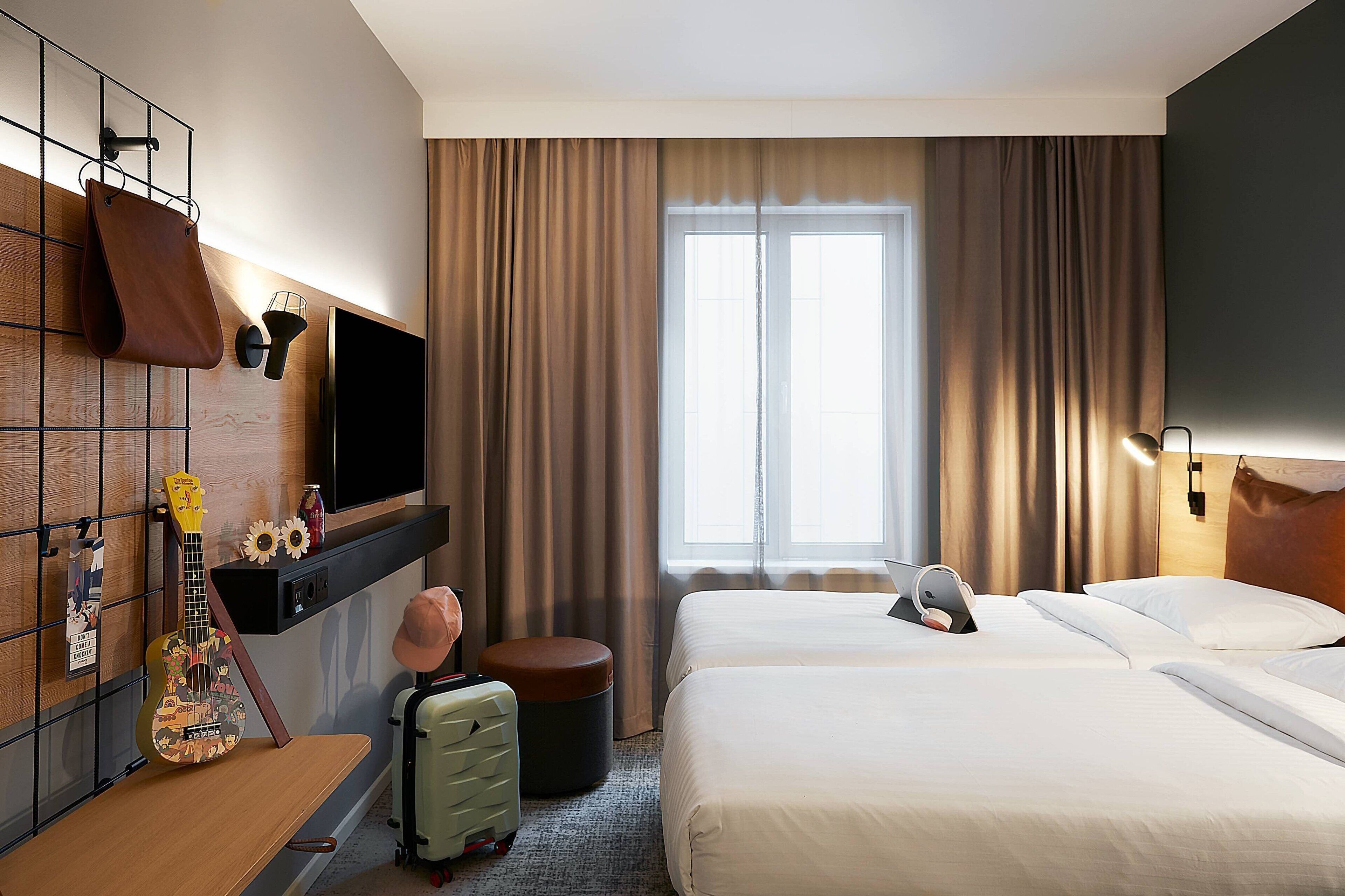 room, 2 single beds, non smoking | premium bedding, desk, laptop workspace, blackout curtains