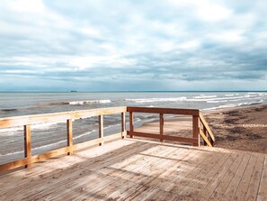Aan het strand