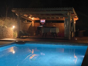 Outdoor pool - Villa Paradis, 12 people maximum in absolute calm (puget ville)