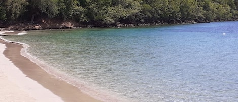 Plage à proximité, chaises longues