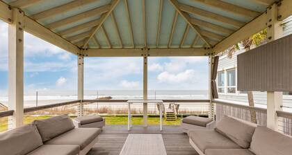 Oceanfront Private Home on Folly Beach! Screened Porch & Open Sundeck!