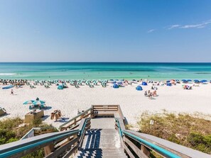 Beach nearby - Sleeps 8, Steps to Rosemary, heated pool, deeded beach access, shopping, dining! (Seacrest)
