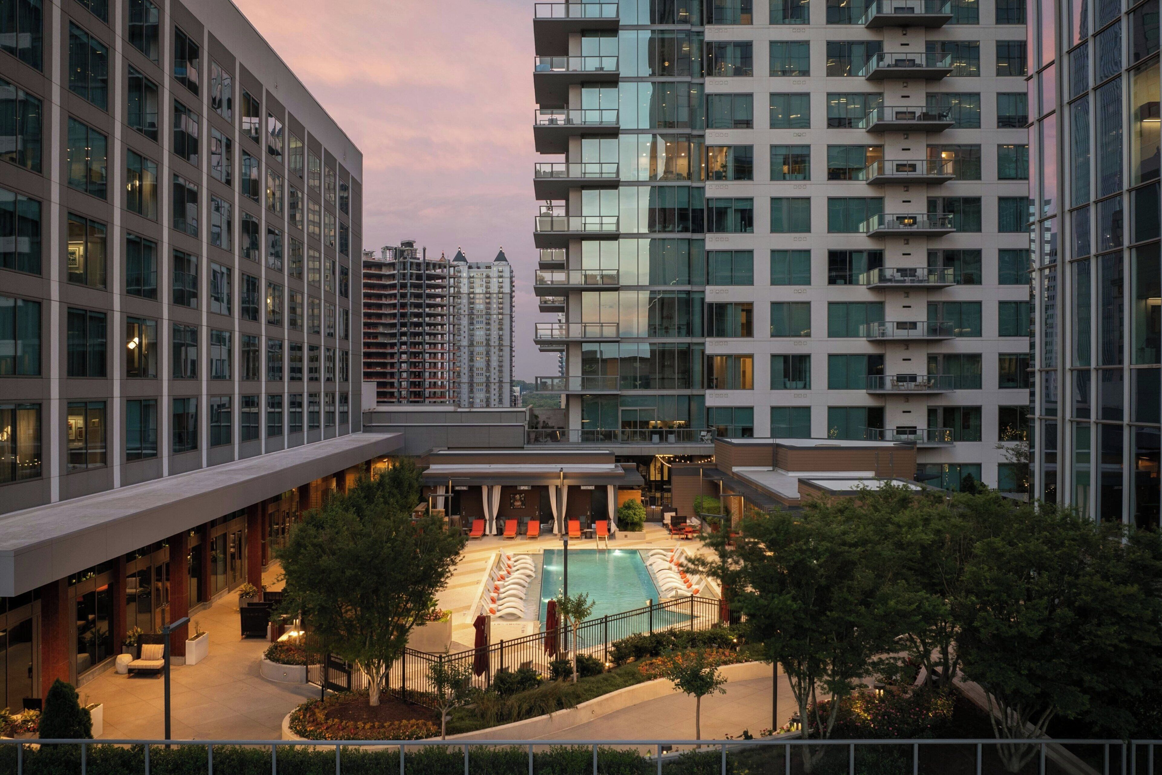 outdoor pool, pool cabanas (surcharge), pool loungers