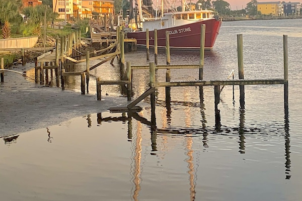 This picture of a shrimping boat taken at marina less than two blocks away.
