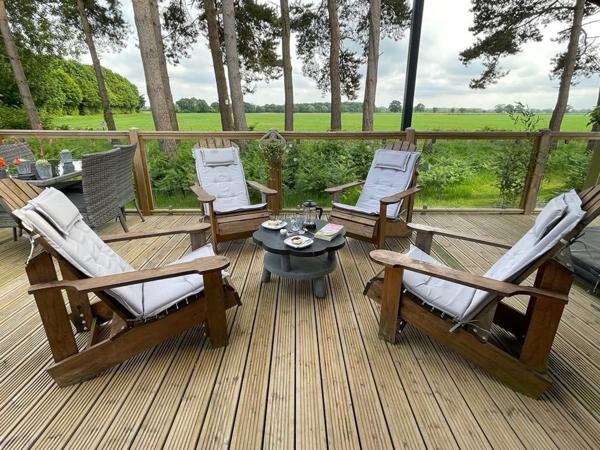 奢华公寓, 独立浴室 | 阳台景观