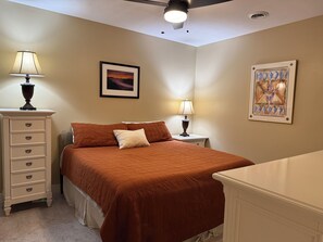 2 bedrooms, iron/ironing board, travel crib, free WiFi