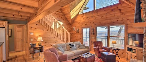 TV, fireplace, video games, books