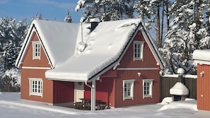 House, 3 Bedrooms, Patio, Garden View | Exterior - Cottage Faflik - Air Con And Own Sauna, Swedish House no 001 (Vlkov)