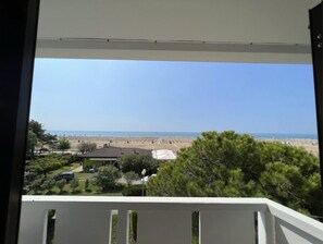 Appartamento, 1 camera da letto, balcone, vista oceano | Balcone