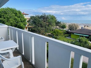 Appartamento, 1 camera da letto, balcone, vista oceano | Balcone