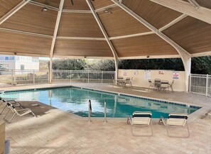 Una piscina climatizada