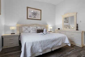 4 bedrooms, iron/ironing board, travel crib, WiFi