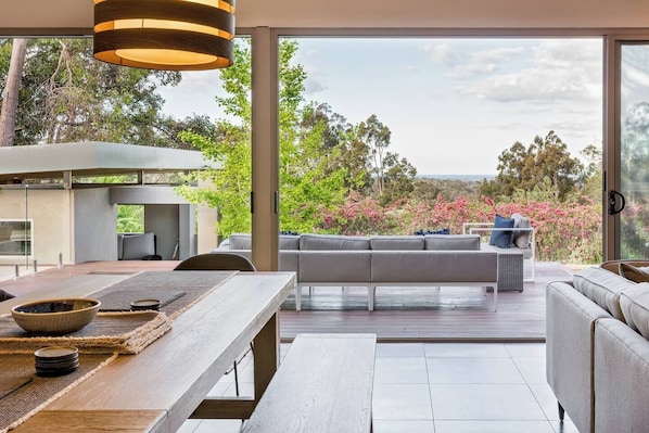 Fireplace, table tennis