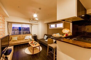 Apartment, Non Smoking | Living area | Flat-screen TV - Glory (Sapporo)