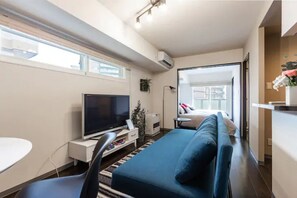 Leilighet, ikke-røyk | Oppholdsområde | Flatskjerm-TV