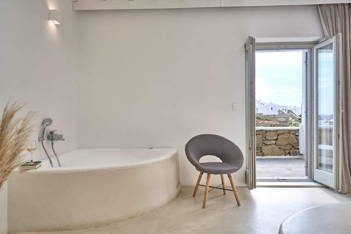 superior room, hot tub | indoor spa tub