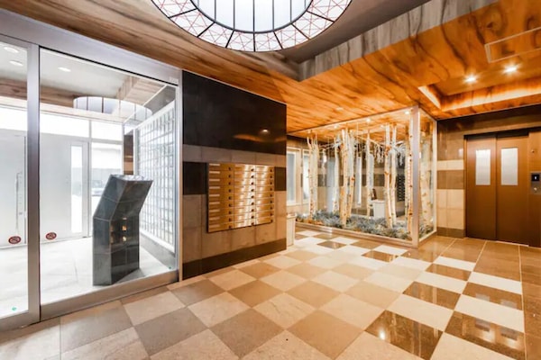 Interior entrance