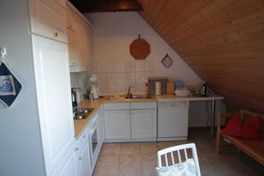 Fridge, oven, dishwasher