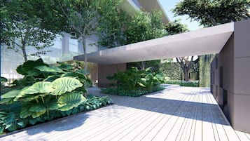 Entrada de la propiedad