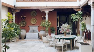 Daily buffet breakfast (EUR 26 per person)